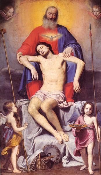 Lorenzo Lippi The Holy Trinity Norge oil painting art